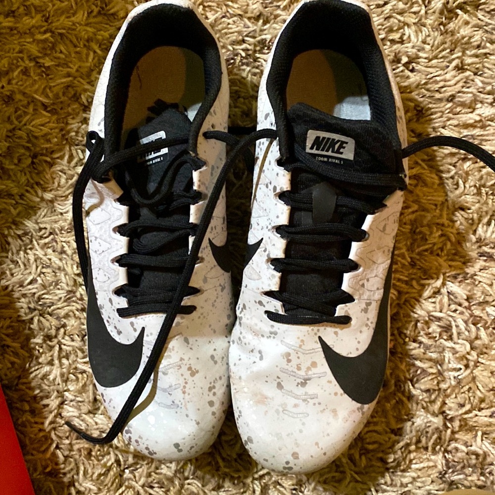 Youth Nike track shoes with extra spikes.
